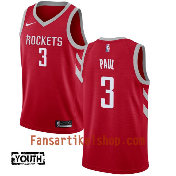 NBA Houston Rockets Trikot Chris Paul 3 Nike 2017-18 Rot Swingman - Kinder NBA Houston Rockets Trikot Chris Paul 3 Nike 2017-18 Rot Swingman - Kinder